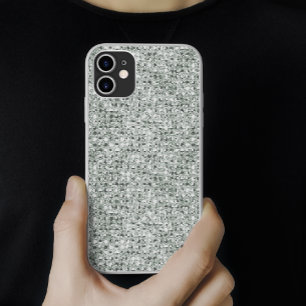 Silver Glitter iPhone 11 Case