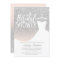 Silver glitter elegant blush dress Bridal shower
