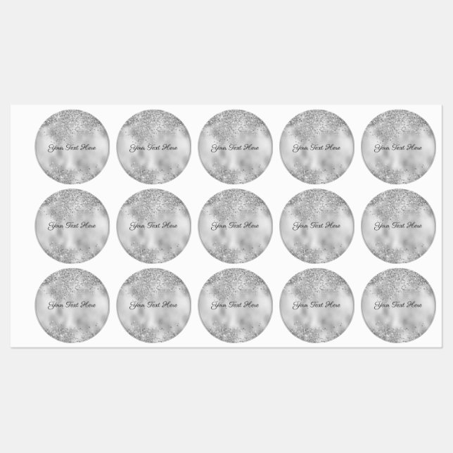 Silver Glitter Look (Sheet)