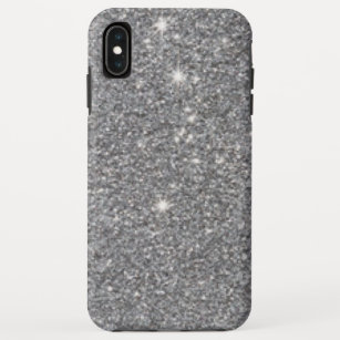 Silver Glitter Pattern Desgin Case-Mate iPhone Case