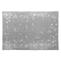 Silver Glitter Sparkle Metal Metallic Look