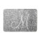 Silver Glitter Stylish Custom Monogrammed Glam