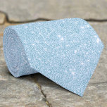Silver Glitter Texture Blue Sparkling Shiny Tie<br><div class="desc">Silver Glitter Texture Blue Sparkling Shiny</div>