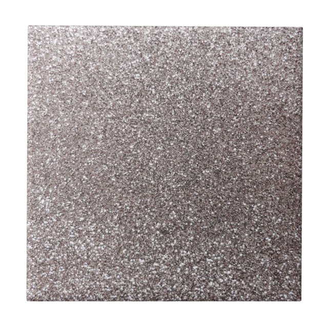 Silver glitter tile (Front)