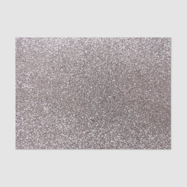 Silver glitter tissue paper (Front)