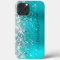 Silver Glitter Turquoise Blue Girly Signature