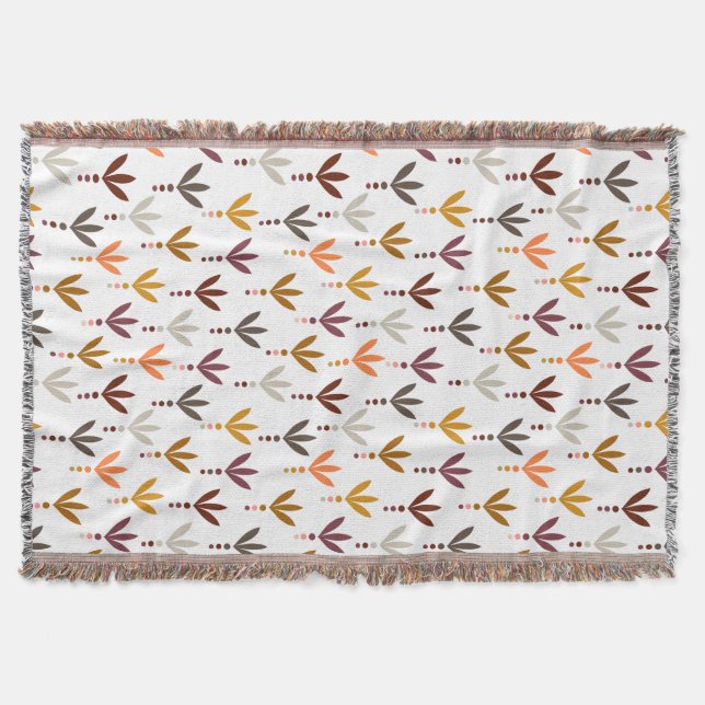 Silver, Gold, Brass, and Platinum Throw Blanket (Front)