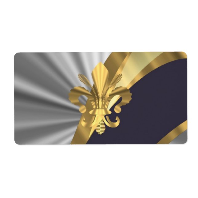 Silver & gold Fleur dy Lys (Front)