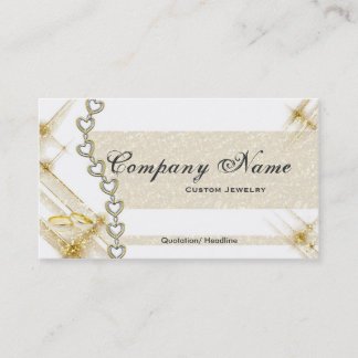 Silver & Gold Jewellery Business Cards
