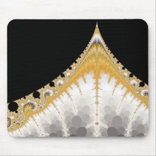 Silver Gold Volcano Mousepad