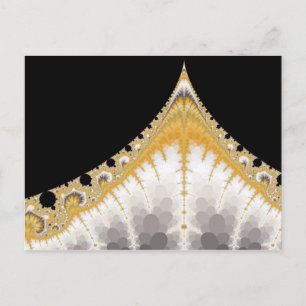 Silver Gold Volcano Postcard