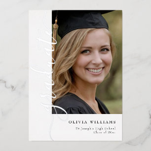 Silver Graduate Photo Graduation Party 