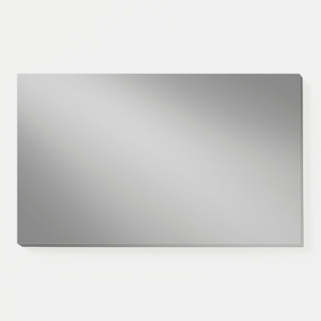 Silver Gray moonlight ombre effect  Post-it Notes (Front)