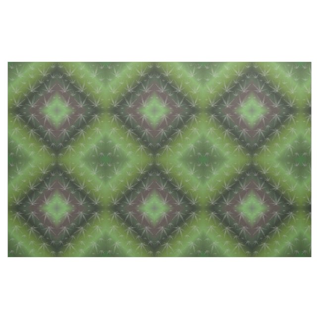 silver green leaf Fabric, colourful house textile Fabric (Fat Quarter)