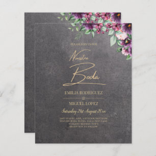 Silver Grey Berry Floral Wedding Winter Fall