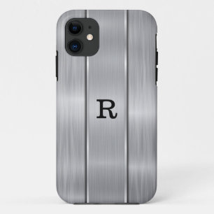 Silver grey colours consisting shiny metallic iPhone 11 case