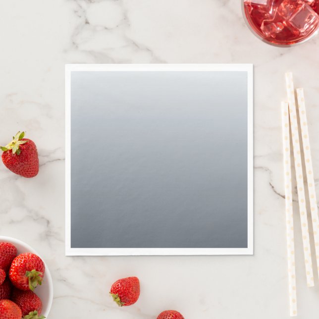 Silver Grey Deep to Light Tones Napkin (Insitu)