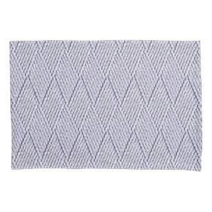 Silver Grey Faux Diamond Knit Pattern Pillowcase