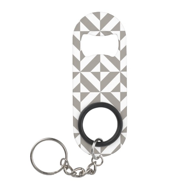 Silver Grey Geometric Art Deco (Front)