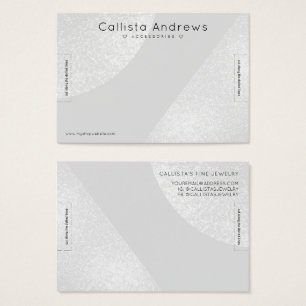 Silver Grey Glitter Geo Heart Bracelet Display