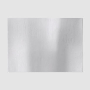 Silver Grey Grey Metallic Minimal Branding Bridal Tissue Paper