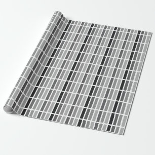 Silver Grey Hues Wrapping Paper