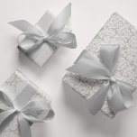 Silver Grey Lace Wedding Wrapping Paper Sheet<br><div class="desc">A trio of wrapping sheets for Weddings and Bridal Shower events. Stylish silver grey and white lace pattern. Silver Grey Lace Wedding Wrapping Paper Sheets. See our collection for more great boho gift wrapping ideas.</div>