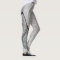 Silver Grey Leggings With Butterfly Pattern