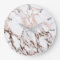 Silver Grey Minimalism  Metallic Marble Rose Gold