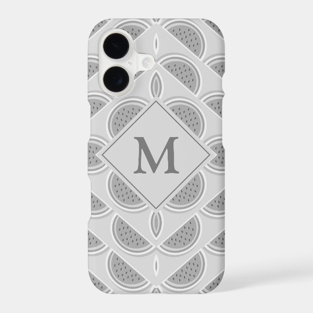 Silver Grey Monogram Watermelon (Back)