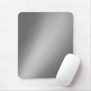 Silver Grey moonlight ombre Mouse Pad