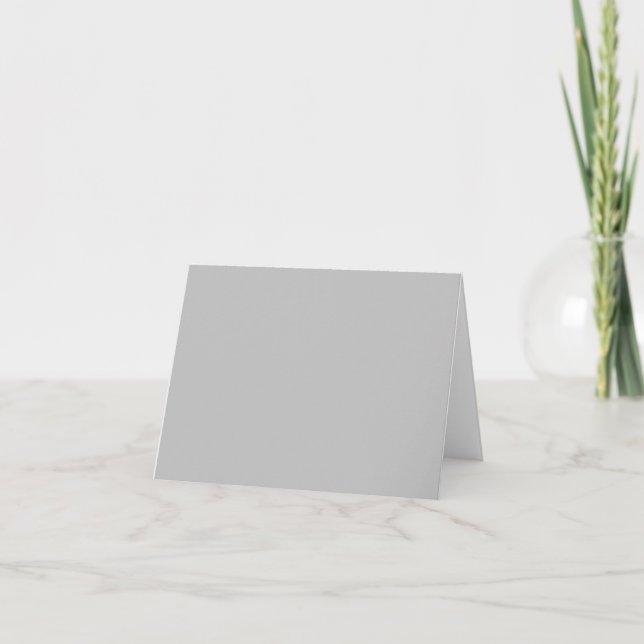 Silver Grey Note Card (Front)