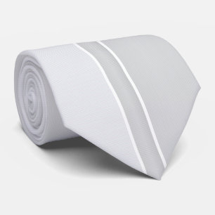 Silver/Grey Pinstriped Tie