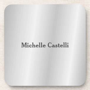 Silver Grey Professional Unique Classical Simple Coaster