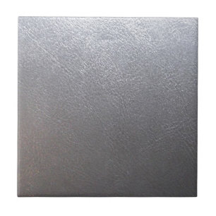 SILVER Grey Sparkle : Leather Look Finish Tile