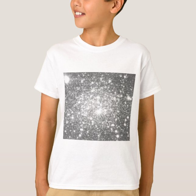 Silver Grey Sparkle T-Shirt (Front)