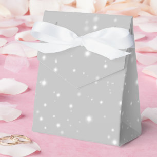 Silver Grey Starlight Favour Box