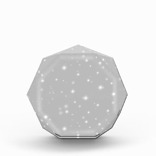 Silver Grey Starlight Photo Block