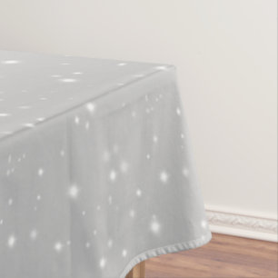 Silver Grey Starlight Tablecloth