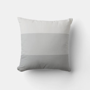 Silver Grey Striped Cushion