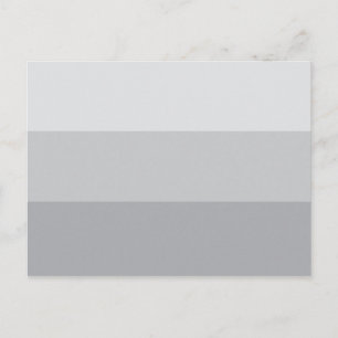 Silver Grey Striped Postcard