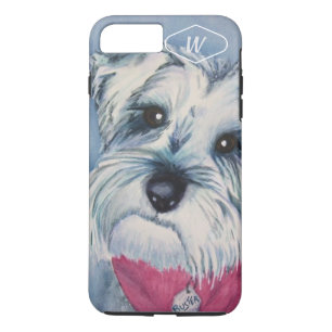 SILVER GREY SWEET SCHNAUZER iPhone 8 PLUS/7 PLUS CASE