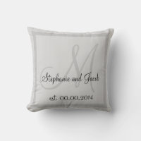 silver grey Wedding keepsake