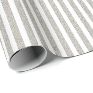 Silver Grey Wrapping Paper