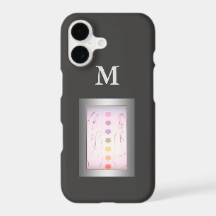 Silver Healing Hands monogram