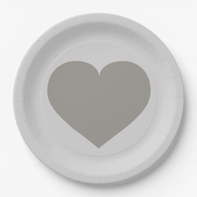 Silver heart plate (Front)