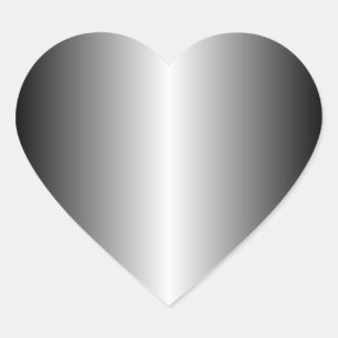 Silver Heart Sticker