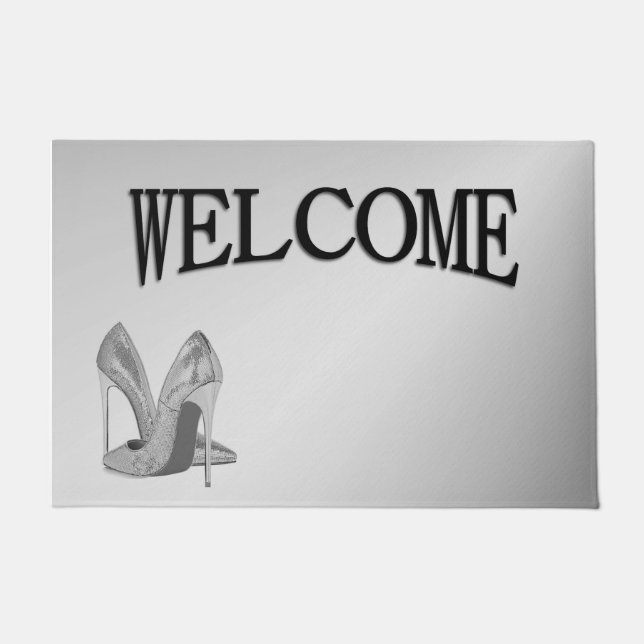 Silver Heels Doormat (Front)