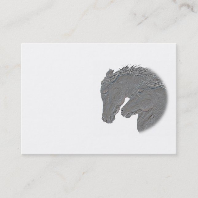 Silver Horses Business Card (Front)