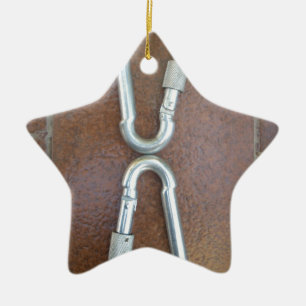 Silver infinity ceramic tree decoration